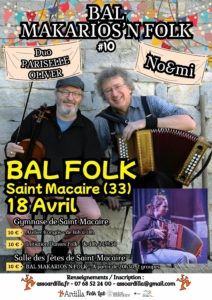 bal folk Noémie duo Oliver Pariselle