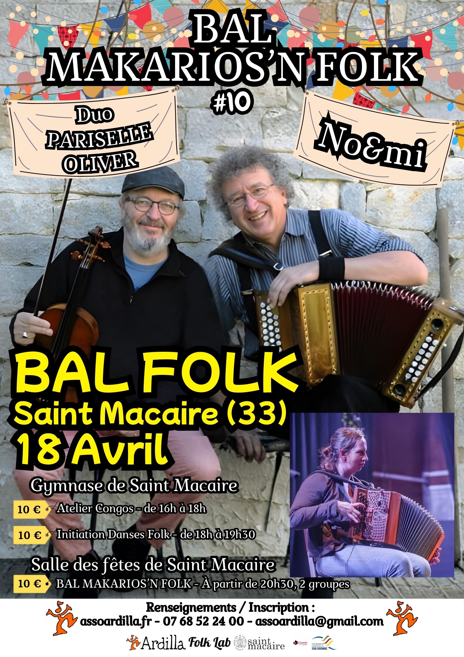 bal folk Noémie duo Oliver Pariselle